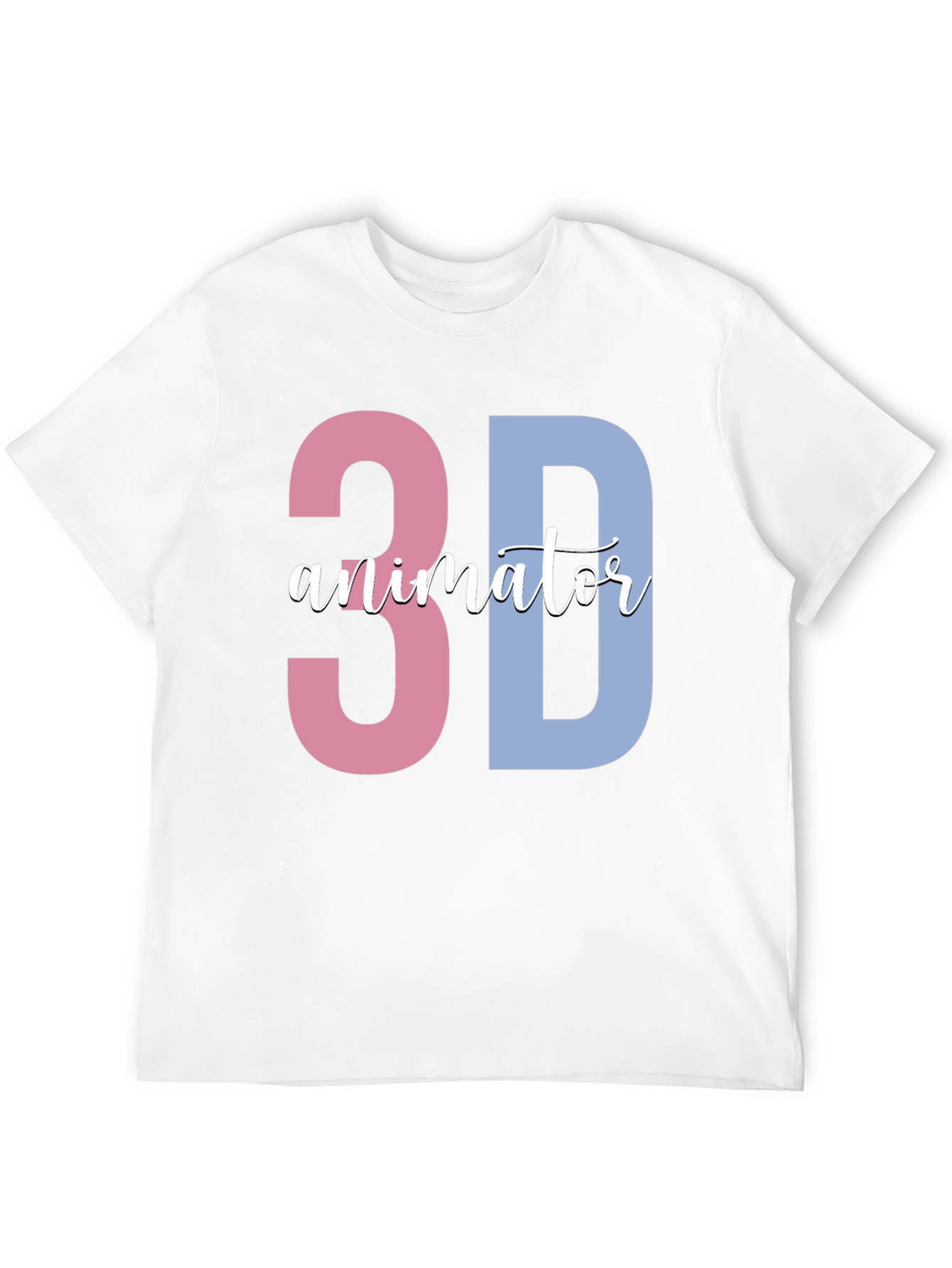 3D Animator Black T-Shirt - Unique Design