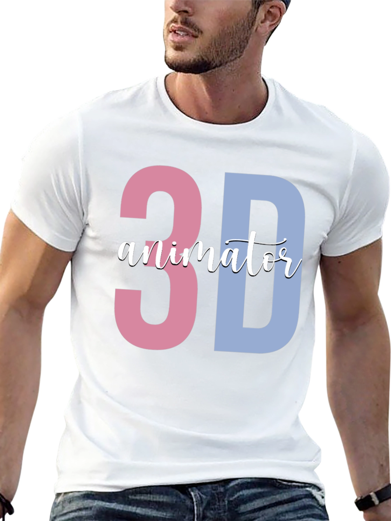 3D Animator Black T-Shirt - Unique Design
