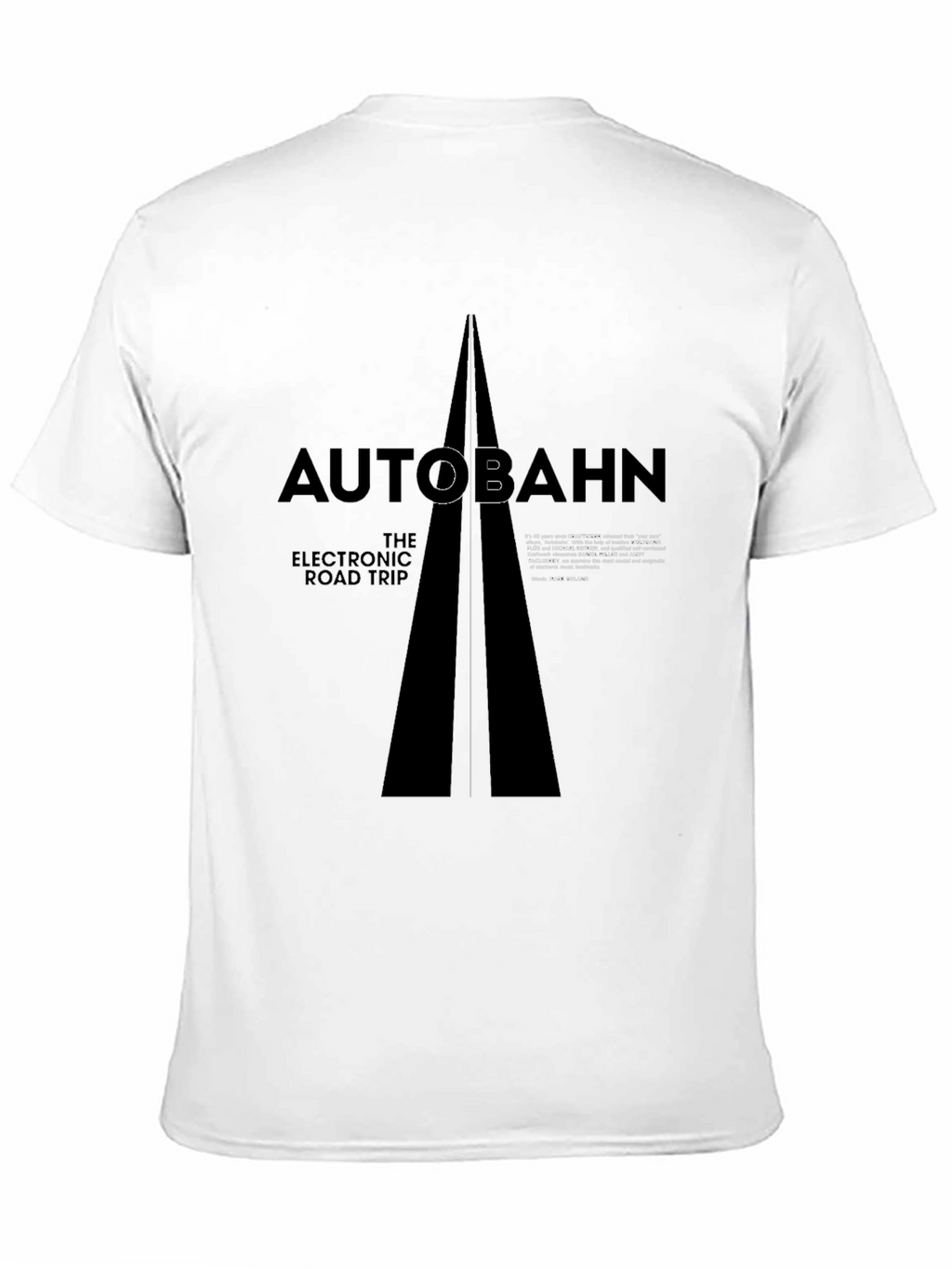 Autobahn Electronic Road Trip Black T-Shirt