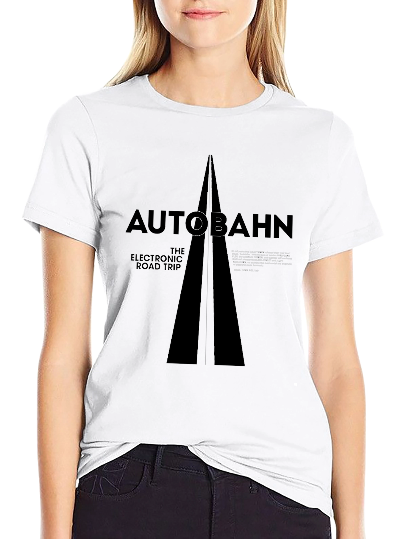 Autobahn Electronic Road Trip Black T-Shirt