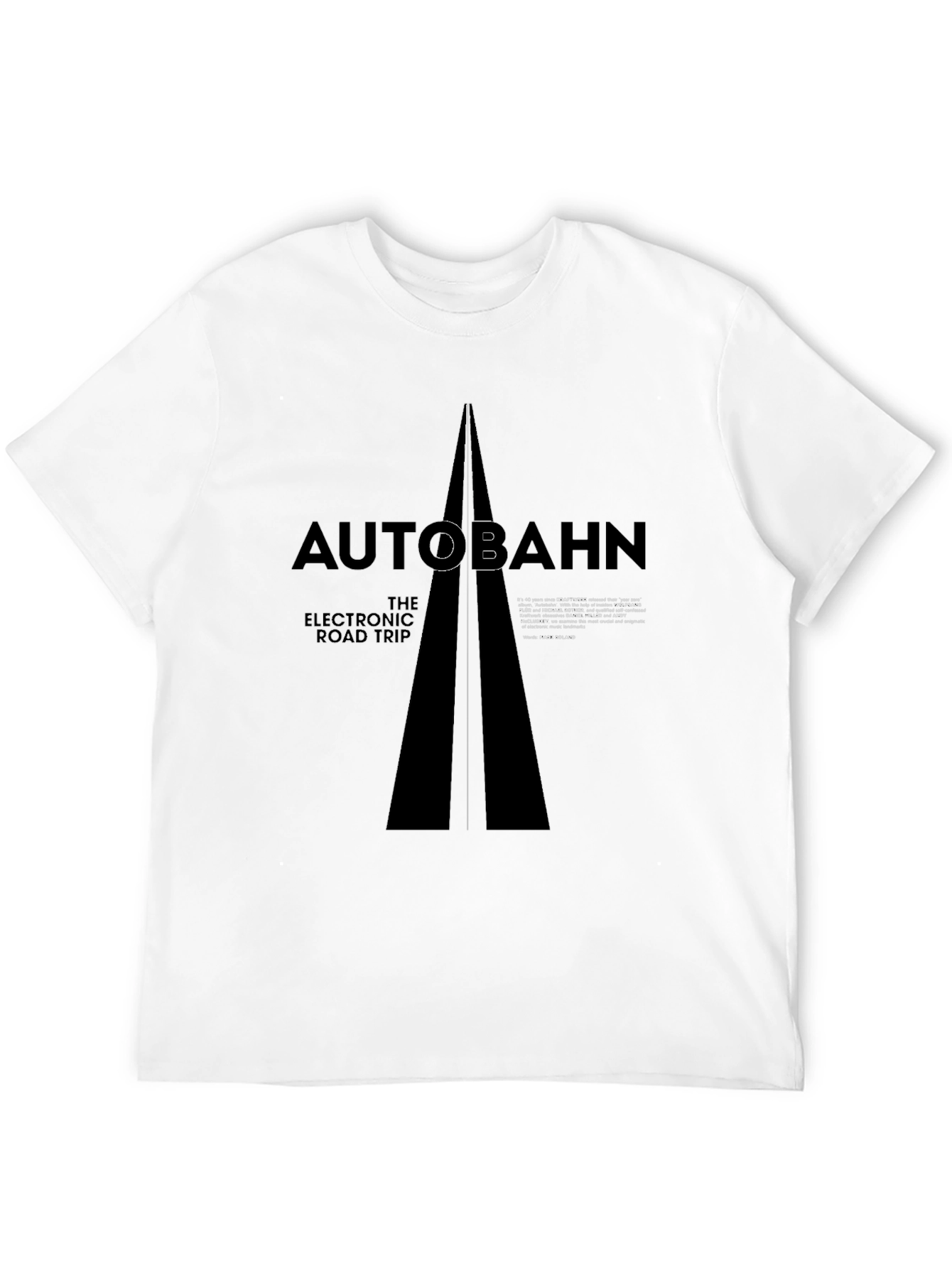 Autobahn Electronic Road Trip Black T-Shirt