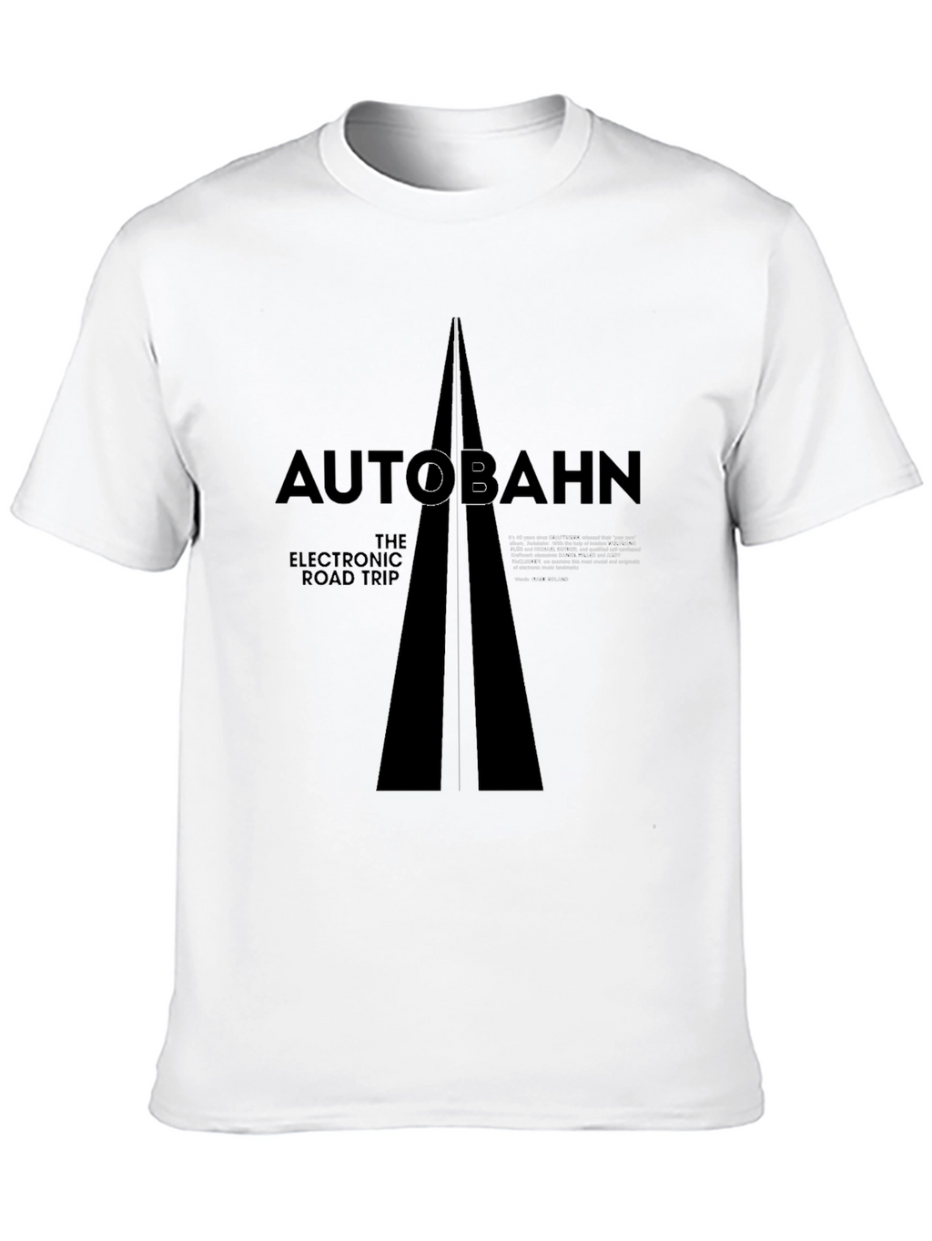Autobahn Electronic Road Trip Black T-Shirt