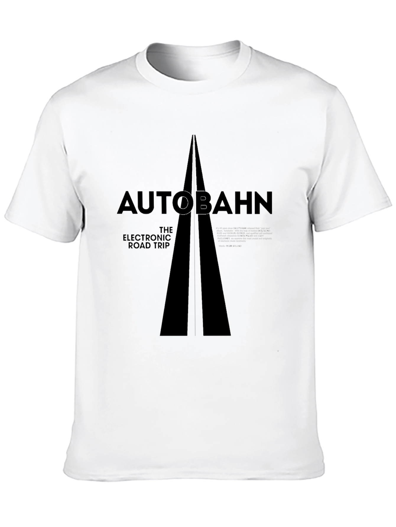 Autobahn Electronic Road Trip Black T-Shirt