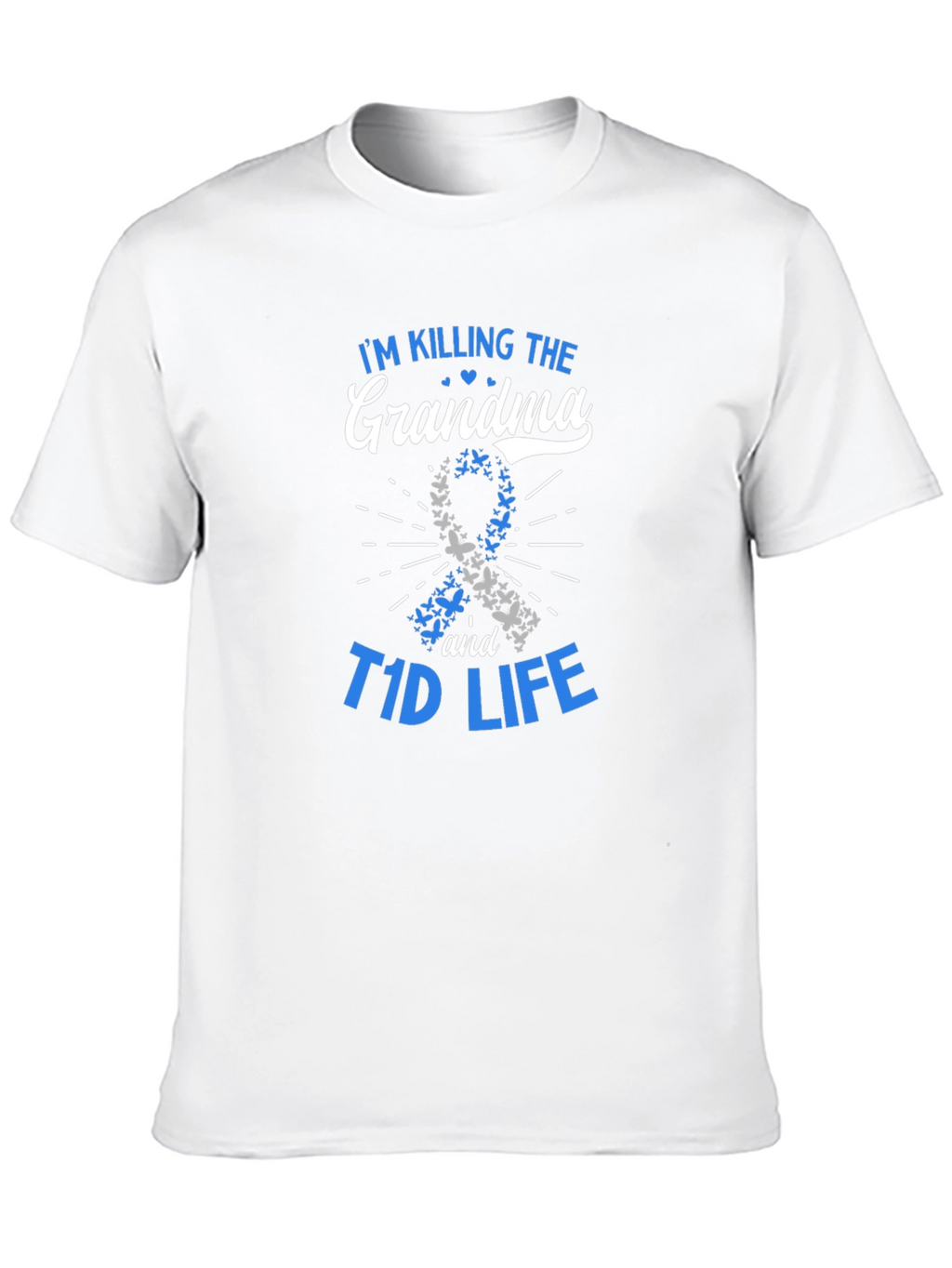 Im Killing The Grandma T1D Life Black T-Shirt