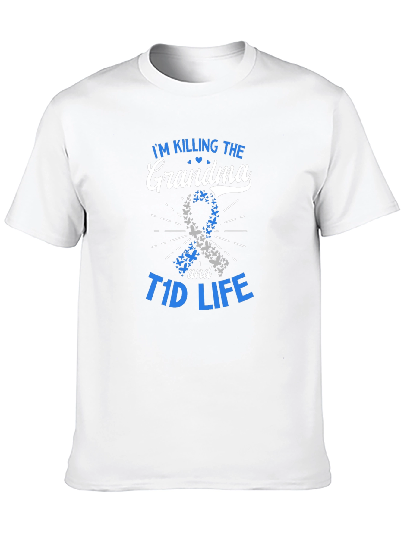 Im Killing The Grandma T1D Life Black T-Shirt
