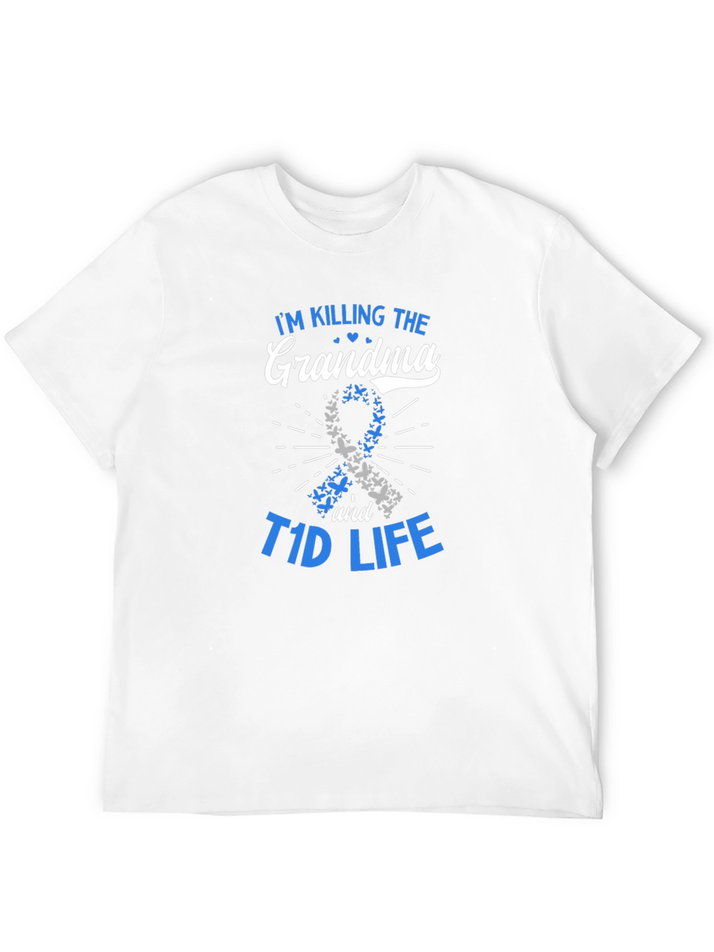 Im Killing The Grandma T1D Life Black T-Shirt