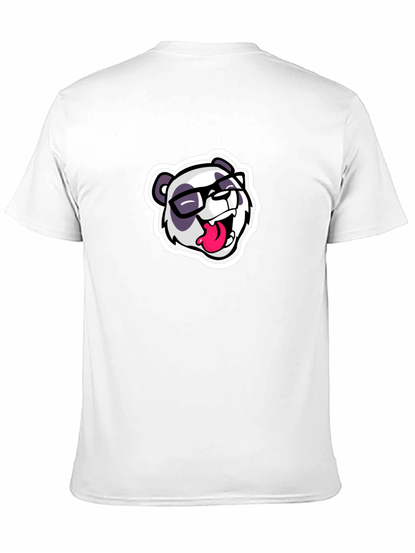 Cool Panda Graphic Tee - Black Casual T-Shirt