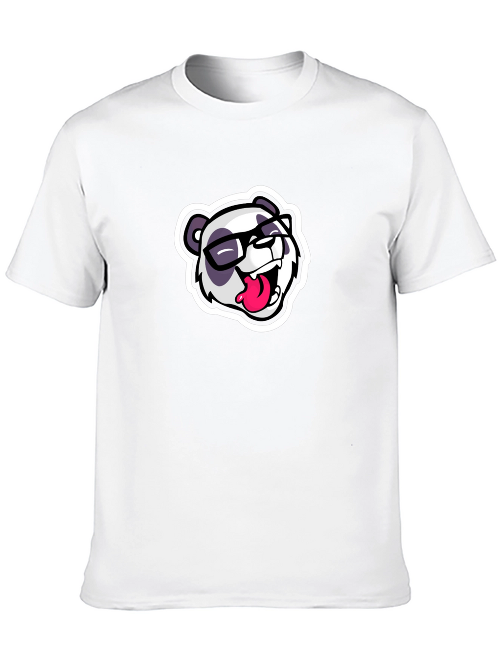 Cool Panda Graphic Tee - Black Casual T-Shirt