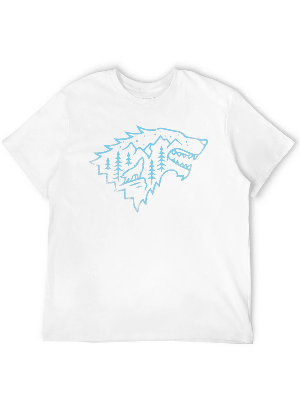 Wolf Wilderness Graphic Tee - Cool Design
