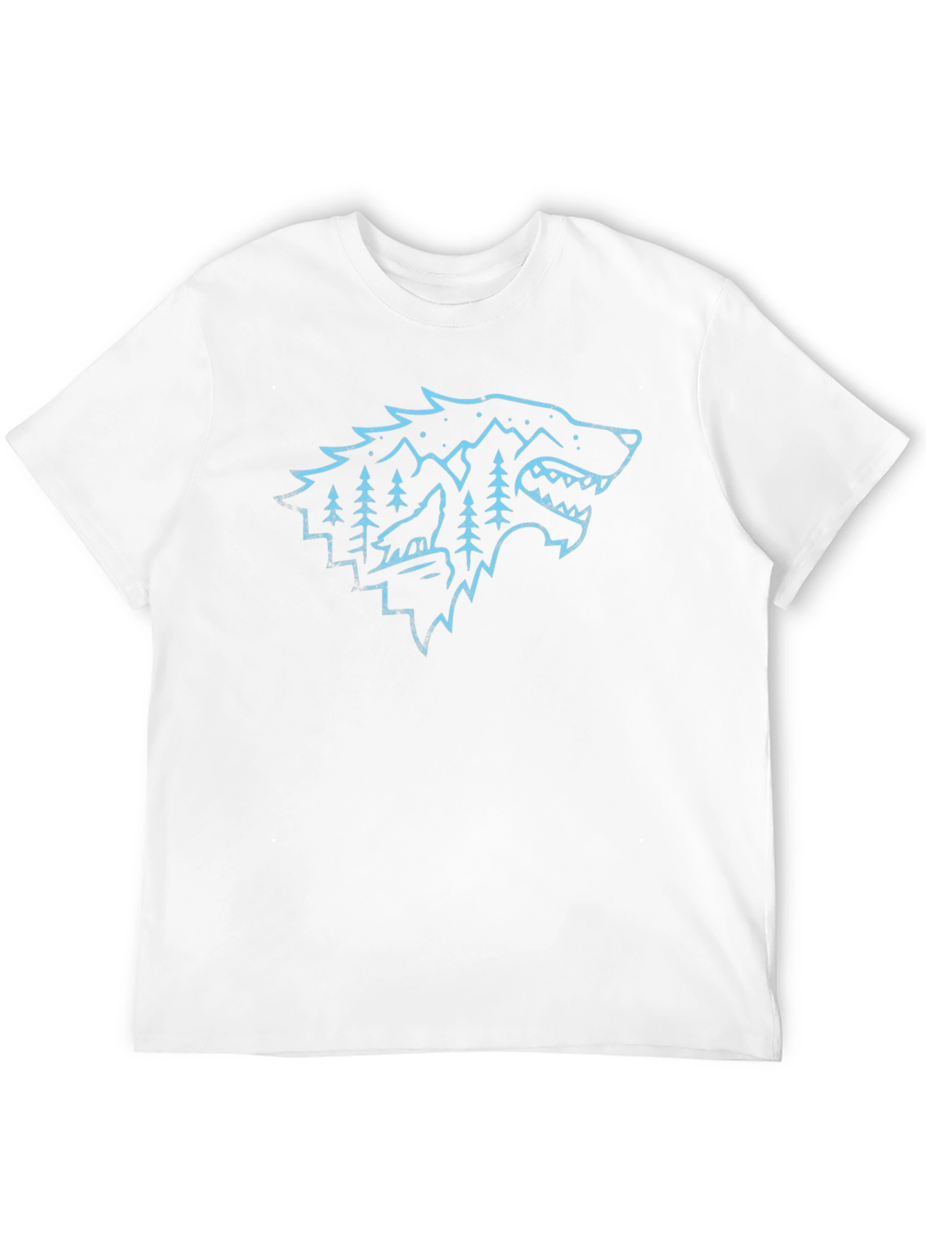 Wolf Wilderness Graphic Tee - Cool Design