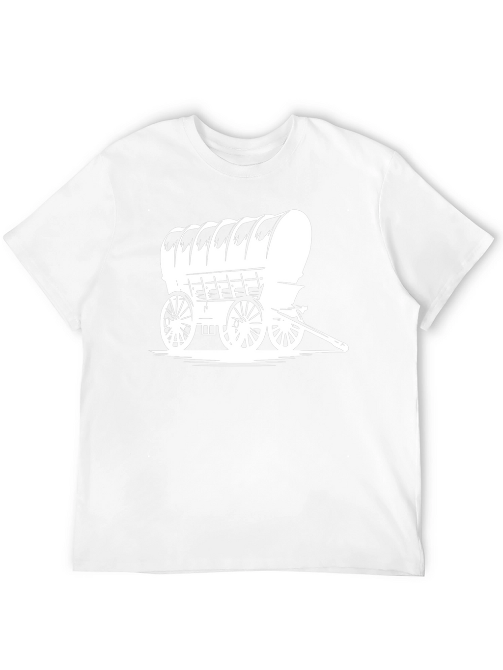 Covered Wagon Graphic Tee - Black