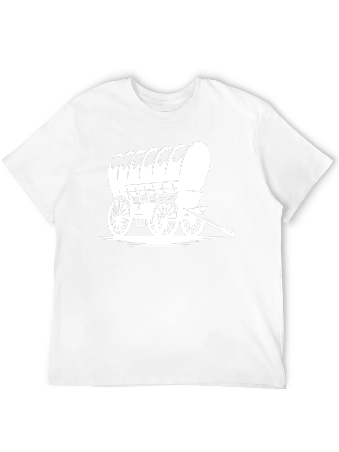 Covered Wagon Graphic Tee - Black