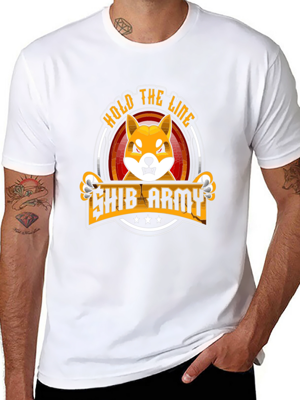 Shiba Inu Coin Cryptocurrency SHIB Army T-Shirt