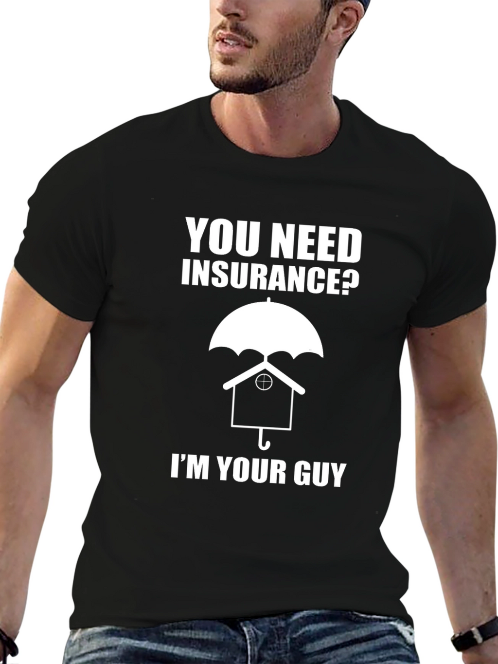 Insurance Guy T-Shirt Funny Novelty Tee