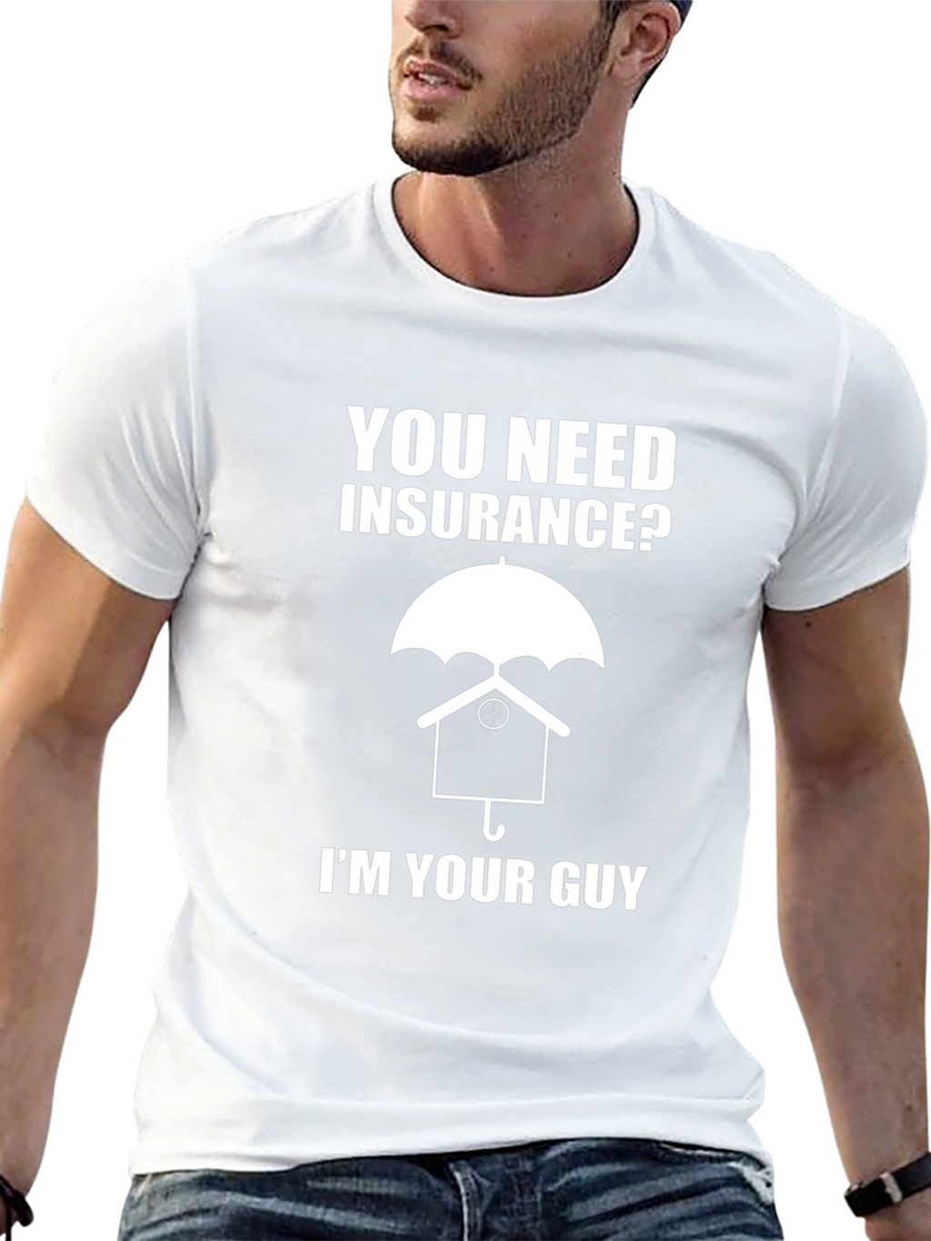 Insurance Guy T-Shirt Funny Novelty Tee
