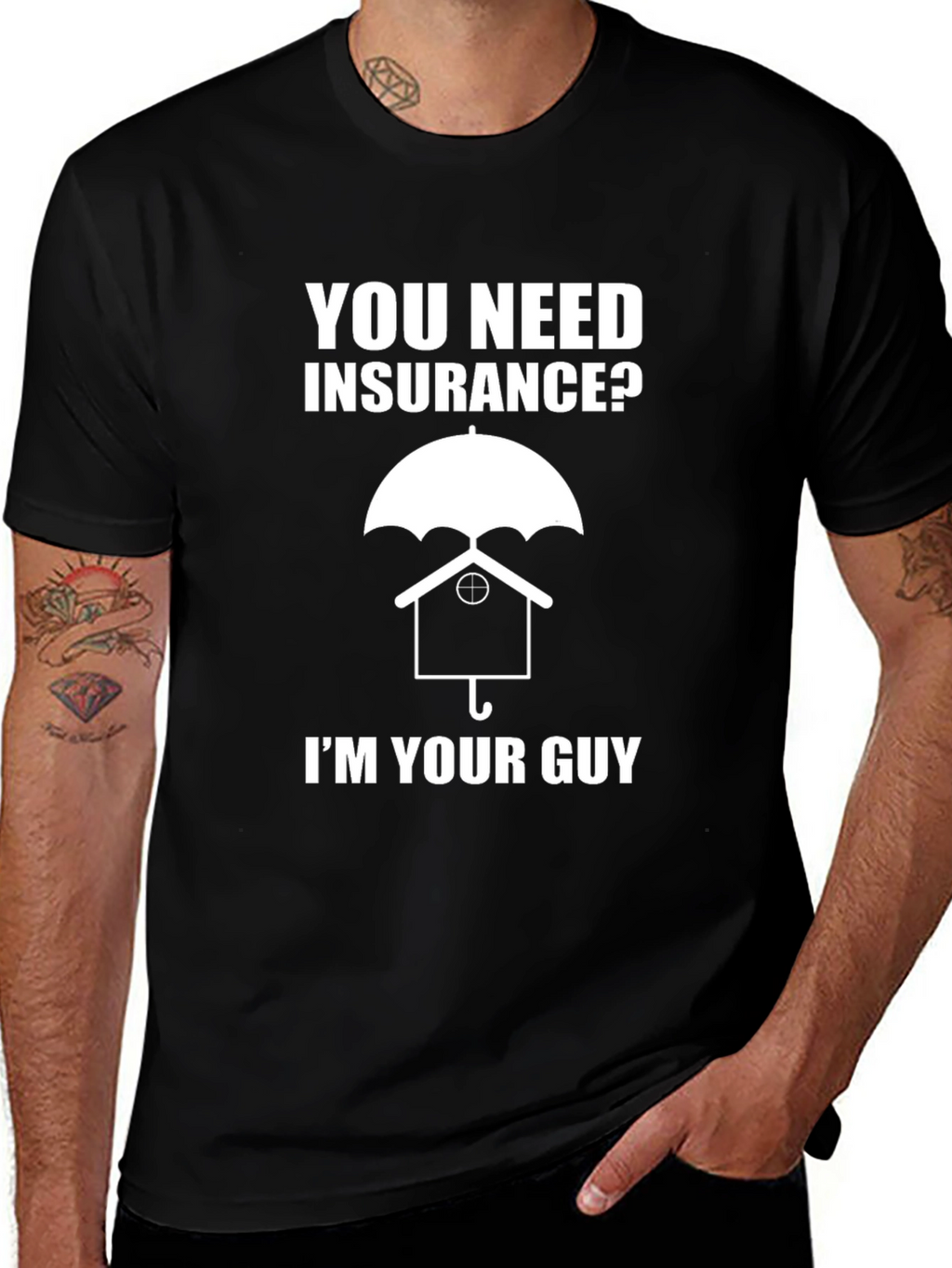 Insurance Guy T-Shirt Funny Novelty Tee