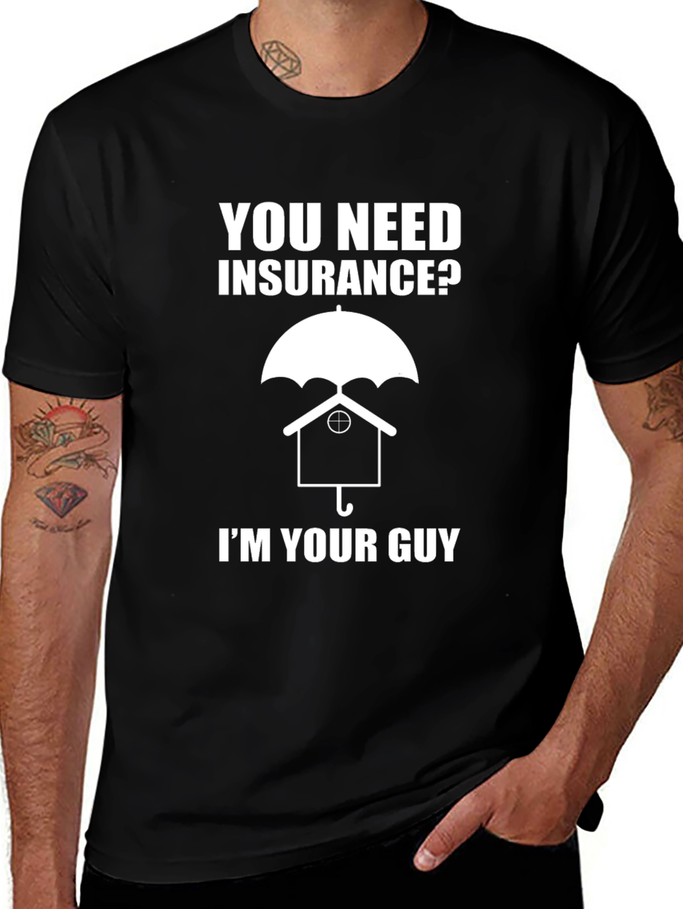 Insurance Guy T-Shirt Funny Novelty Tee
