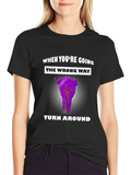Funny Elephant Backside T-Shirt - Turn Around