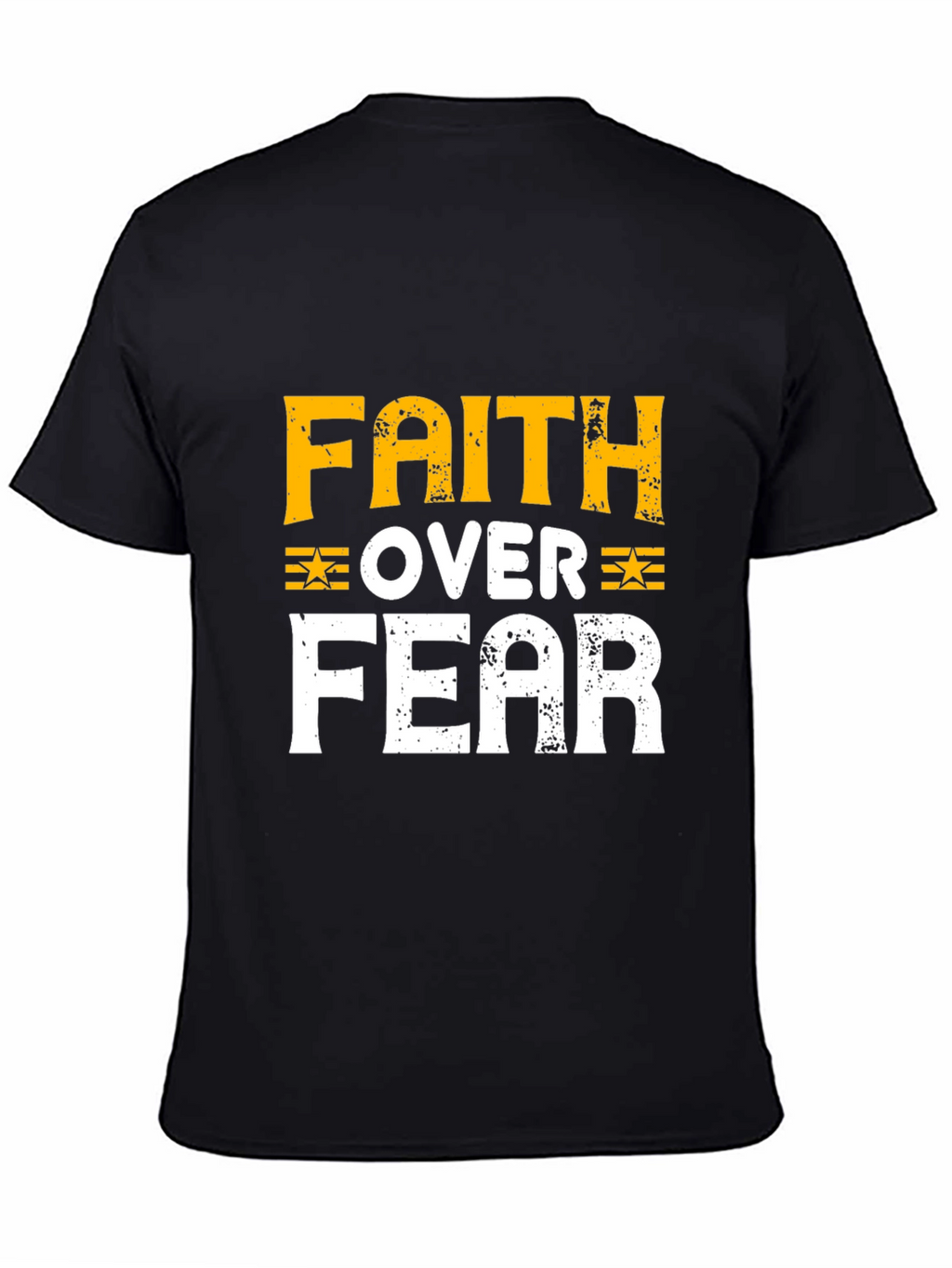 Faith Over Fear Graphic Tee - Black T-Shirt