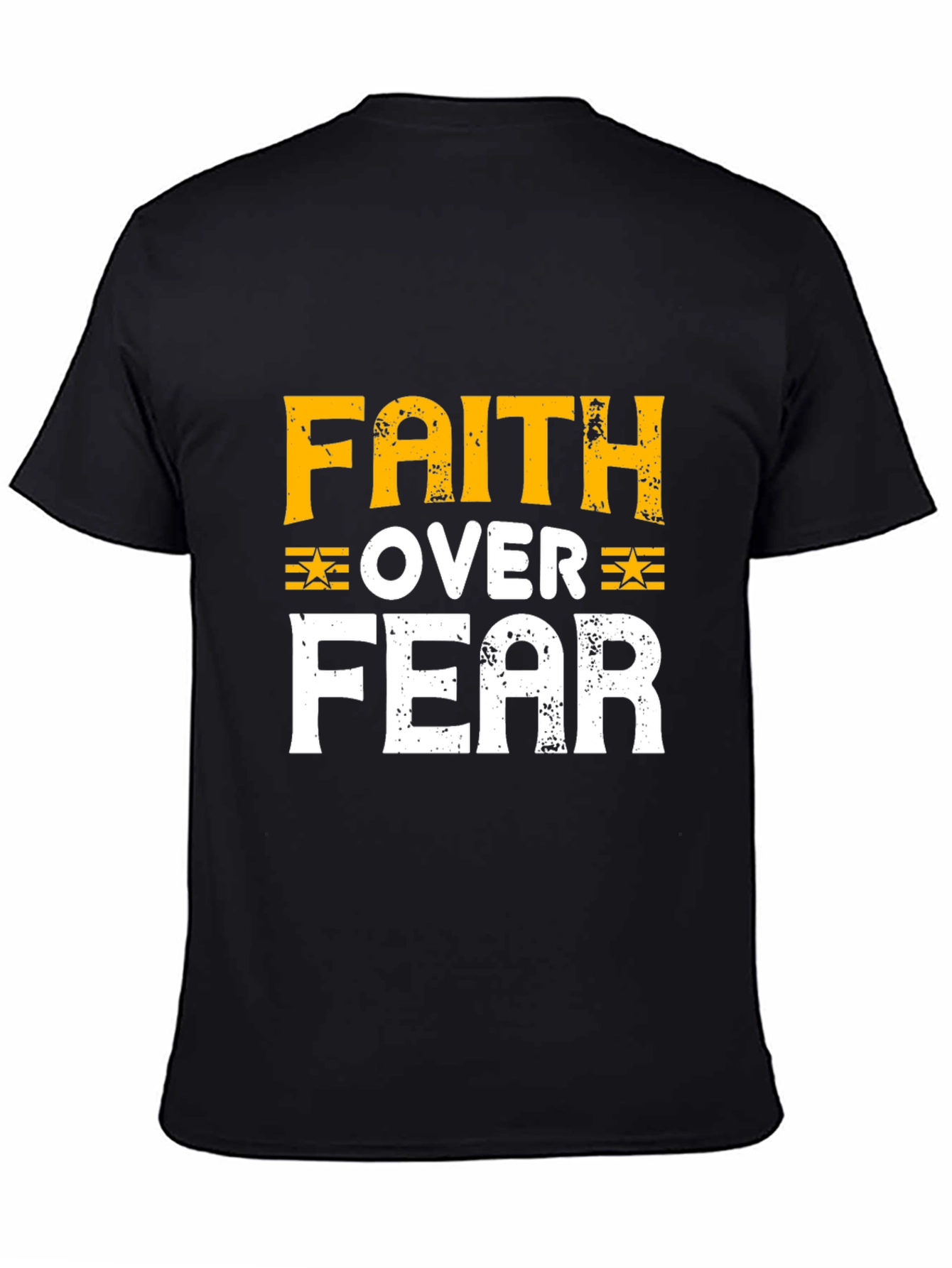 Faith Over Fear Graphic Tee - Black T-Shirt