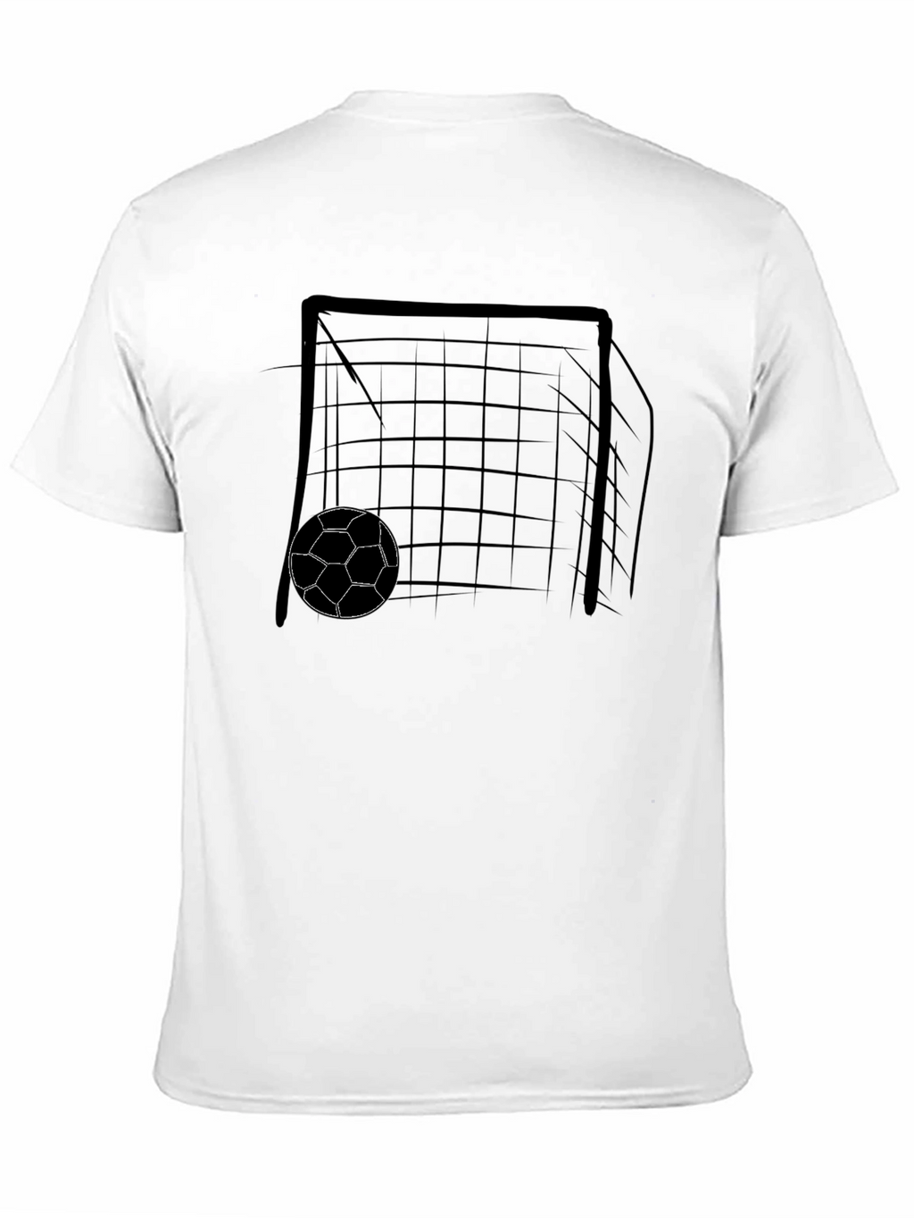 Soccer Goal Graphic Tee - Black T-Shirt