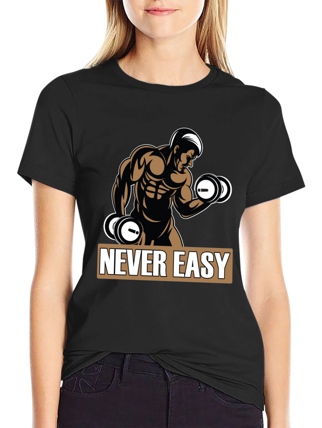 Never Easy Workout T-Shirt