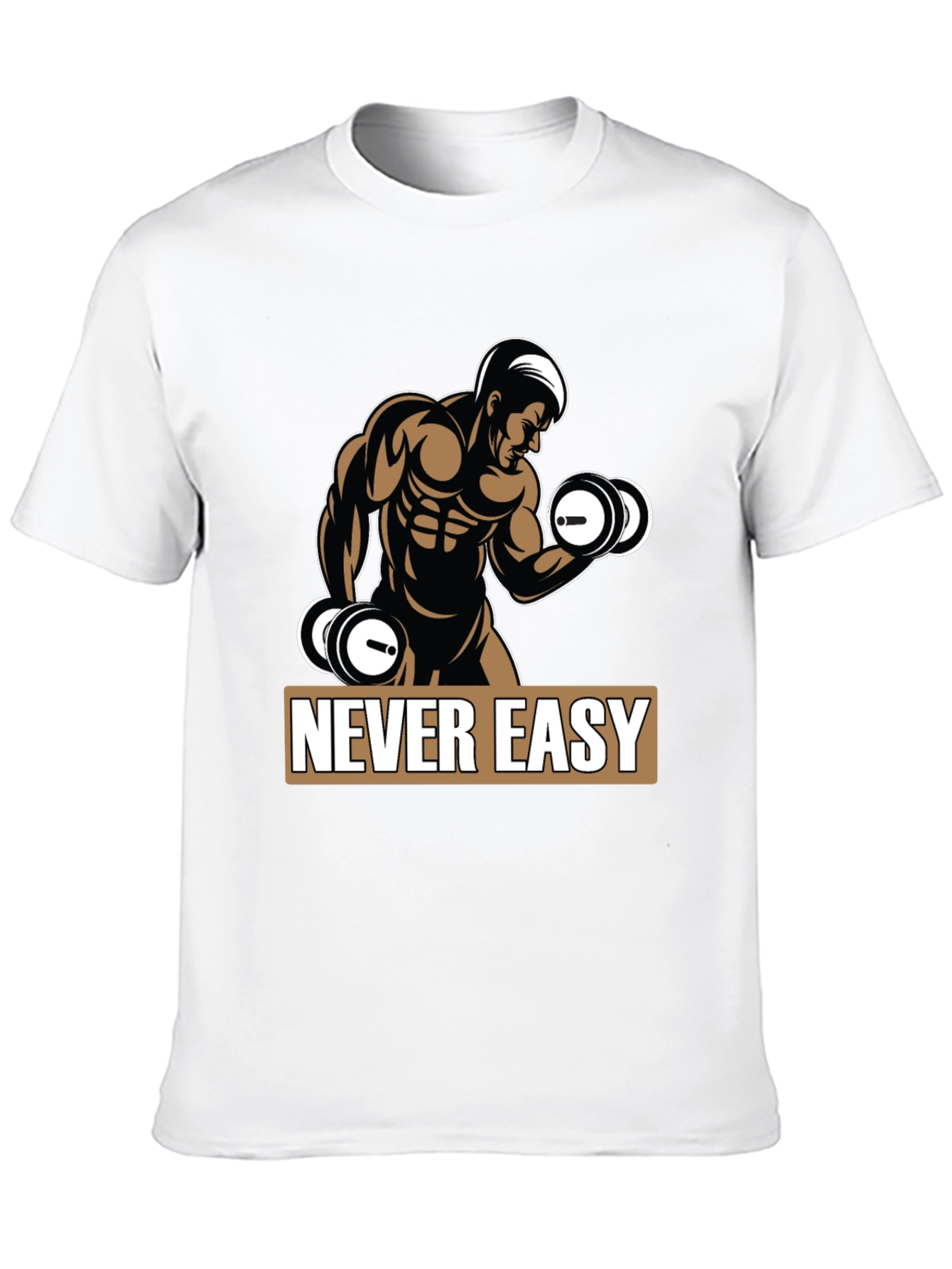 Never Easy Workout T-Shirt