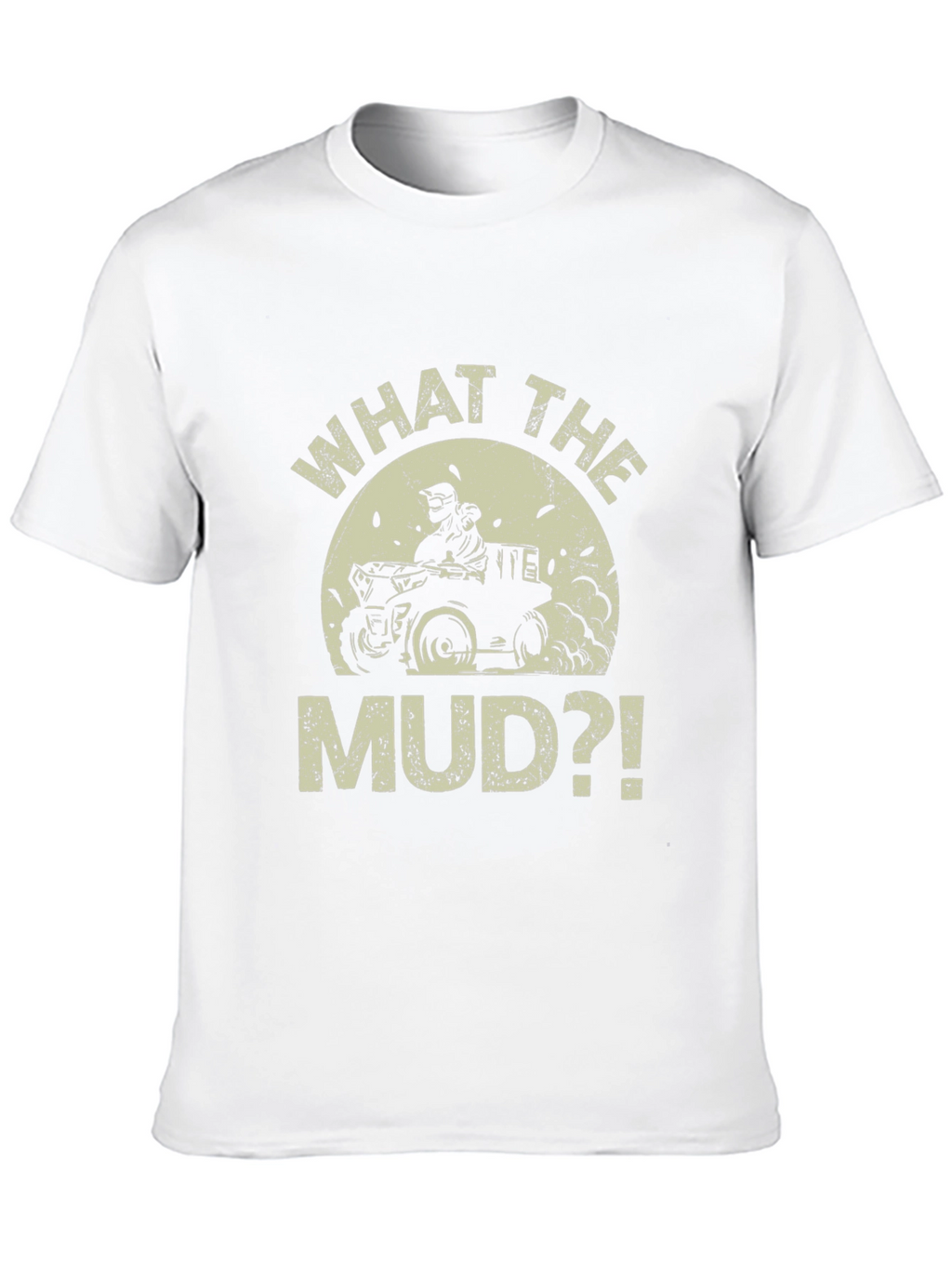 What The Mud?! ATV Rider Black Graphic Tee