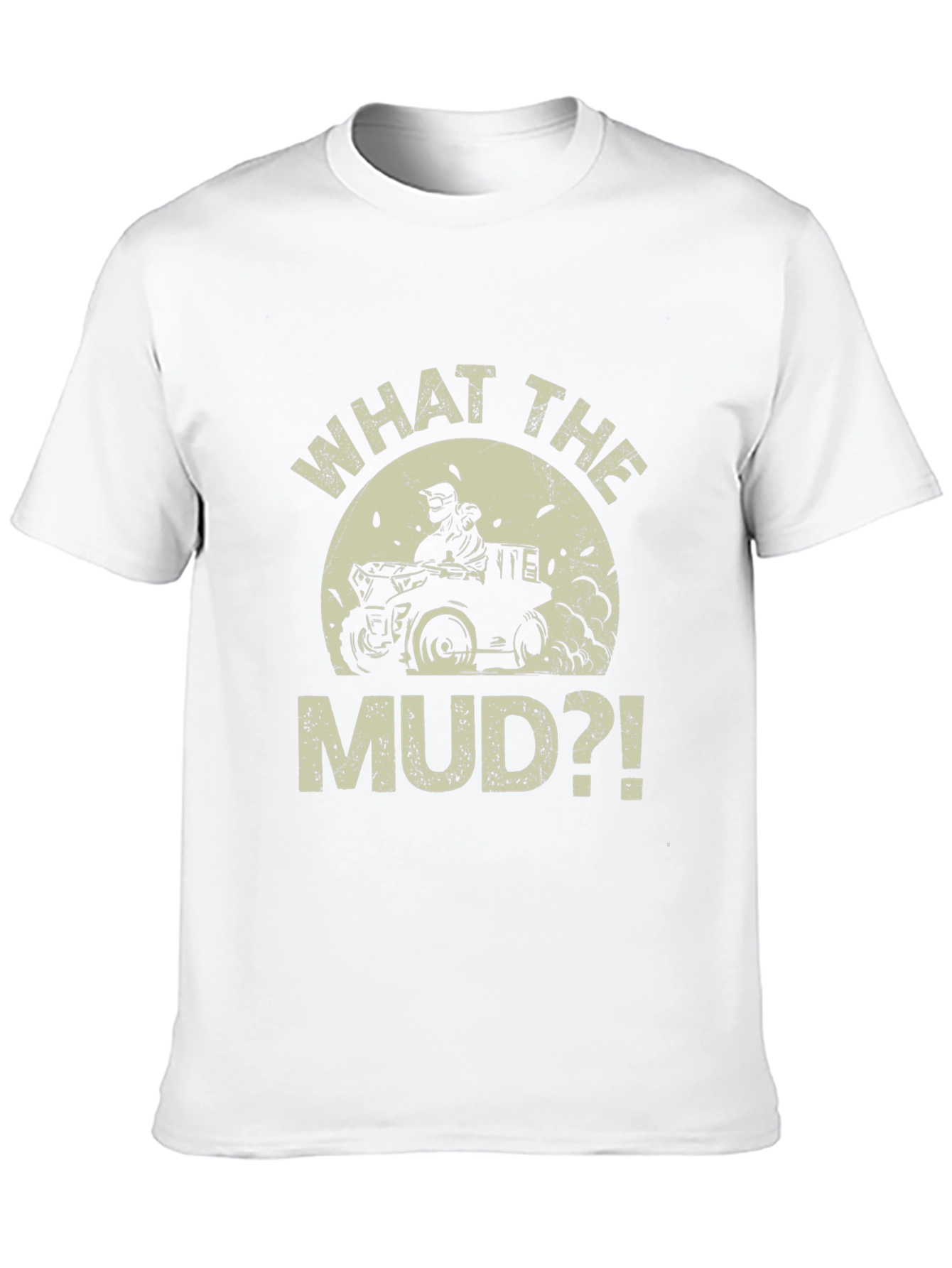 What The Mud?! ATV Rider Black Graphic Tee
