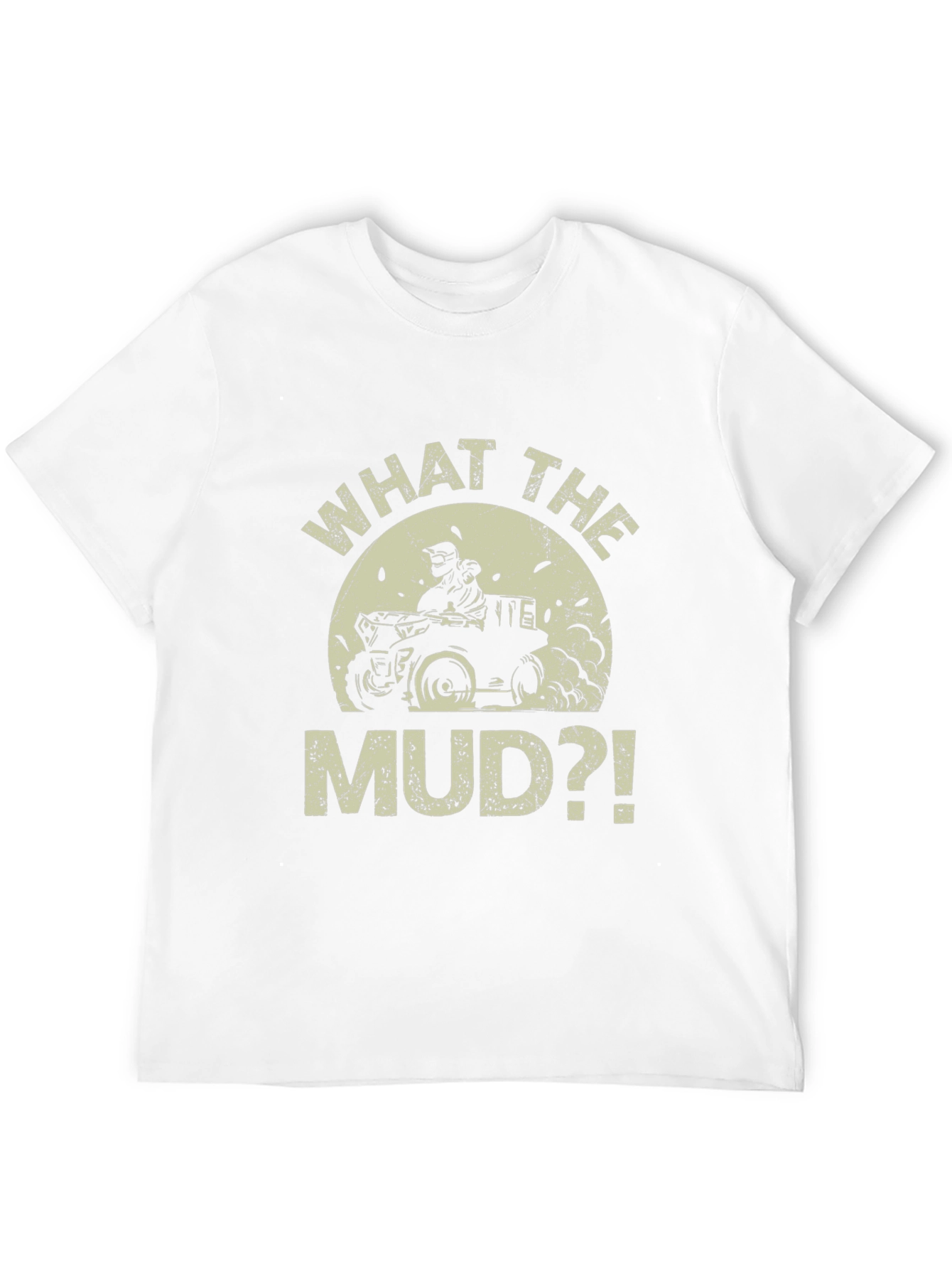 What The Mud?! ATV Rider Black Graphic Tee