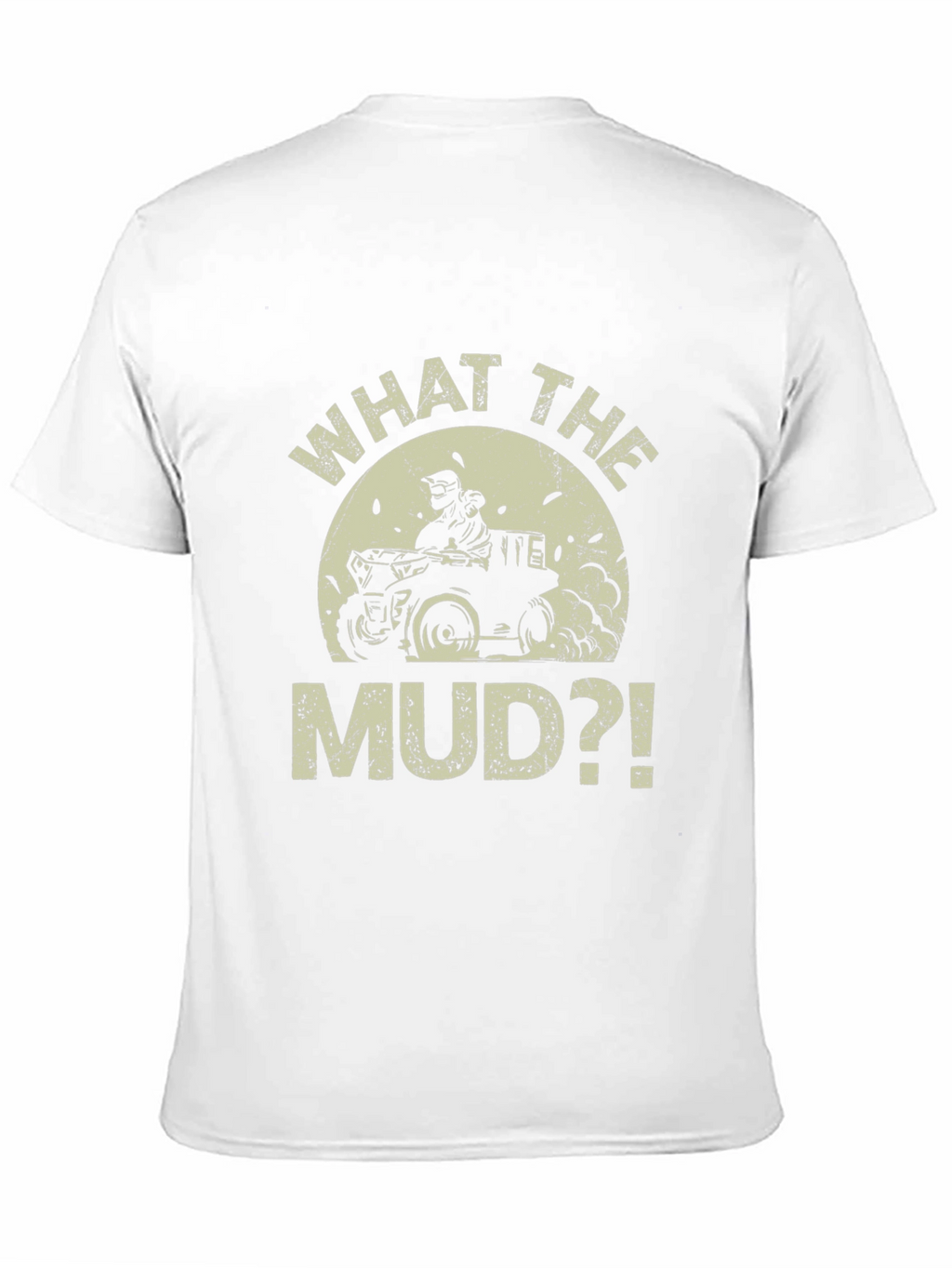 What The Mud?! ATV Rider Black Graphic Tee