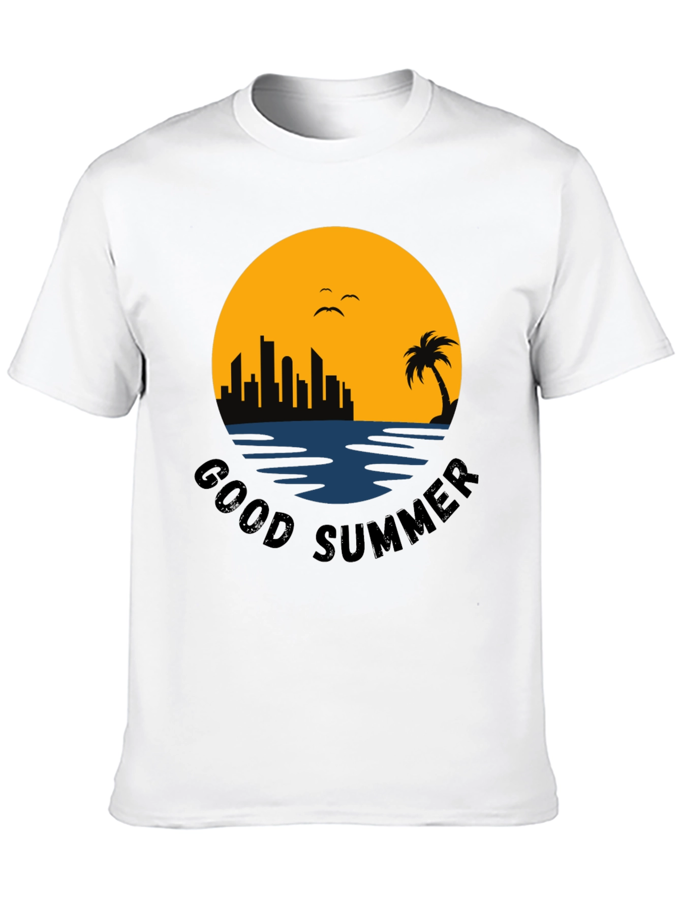 Good Summer Black Graphic Tee