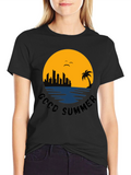 Good Summer Black Graphic Tee