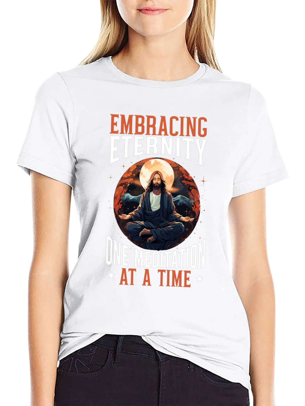 Embracing Eternity Meditation T-Shirt