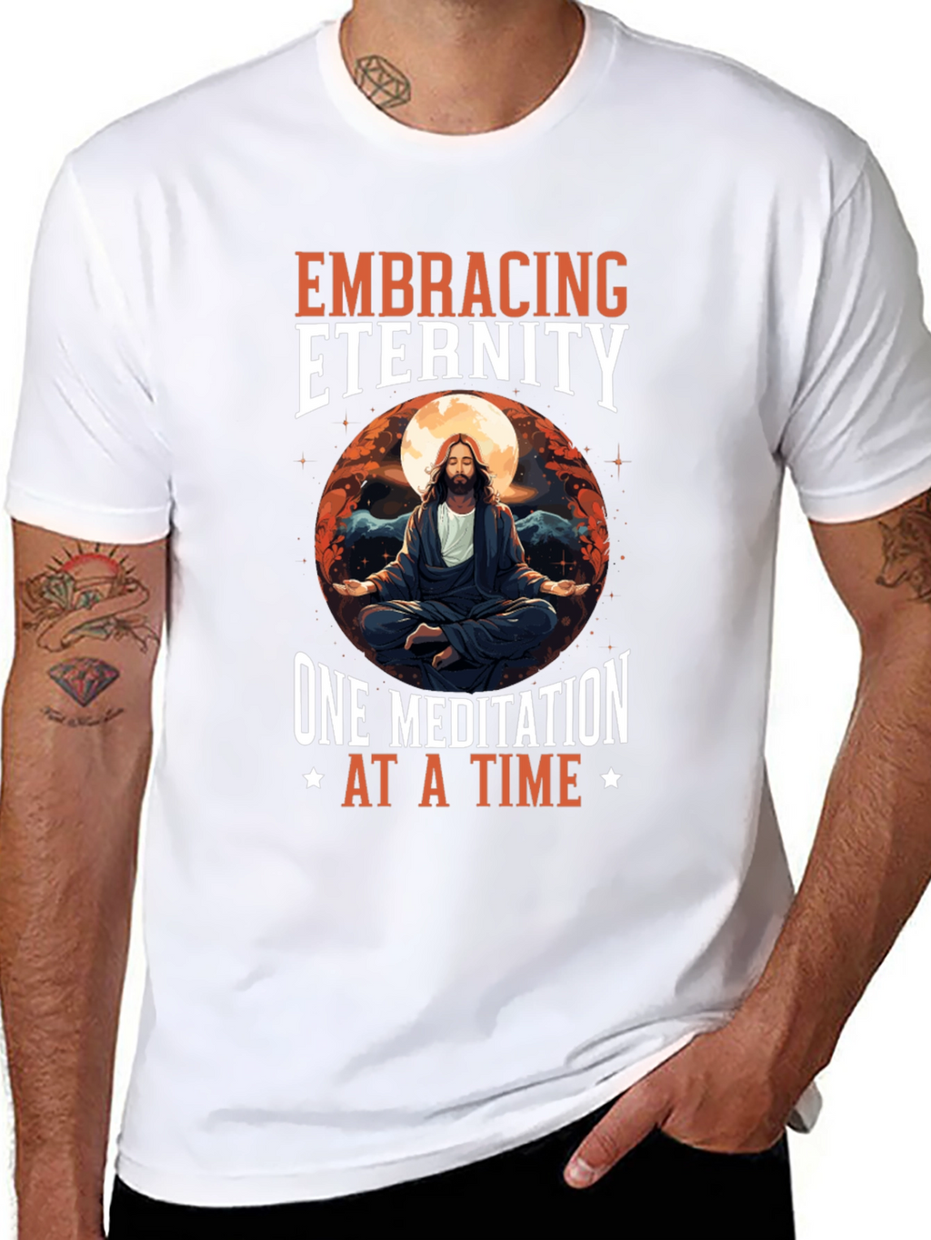 Embracing Eternity Meditation T-Shirt