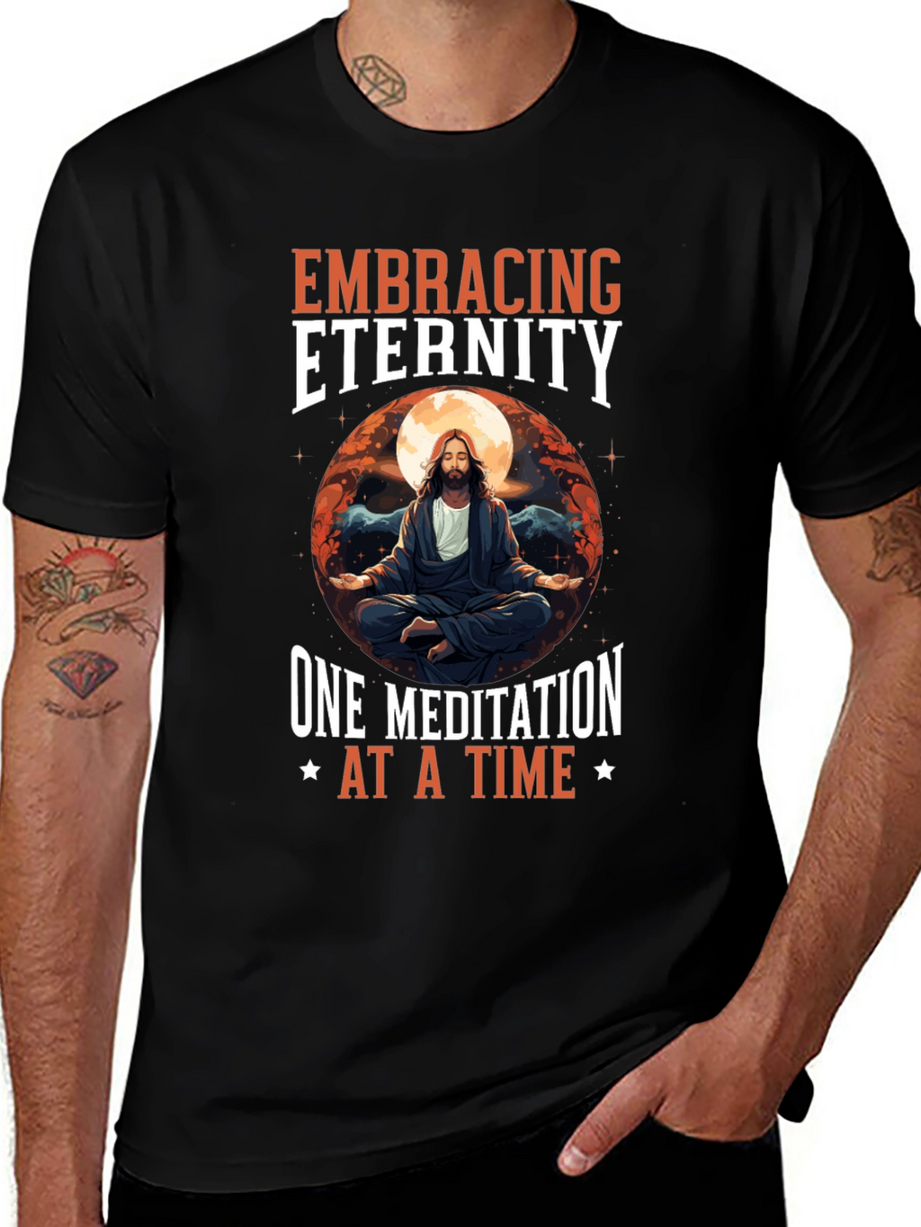 Embracing Eternity Meditation T-Shirt