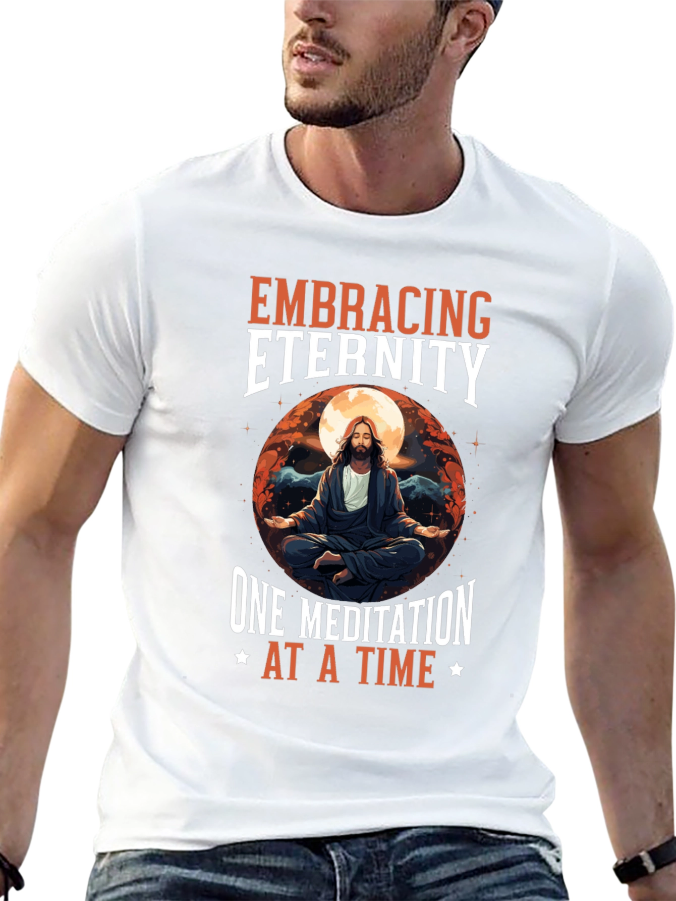 Embracing Eternity Meditation T-Shirt