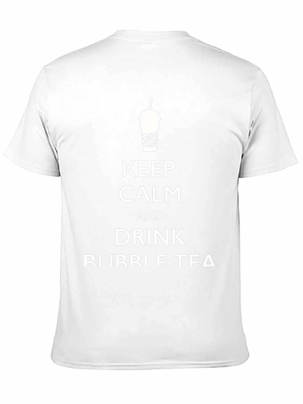 Keep Calm and Drink Bubble Tea Black T-Shirt