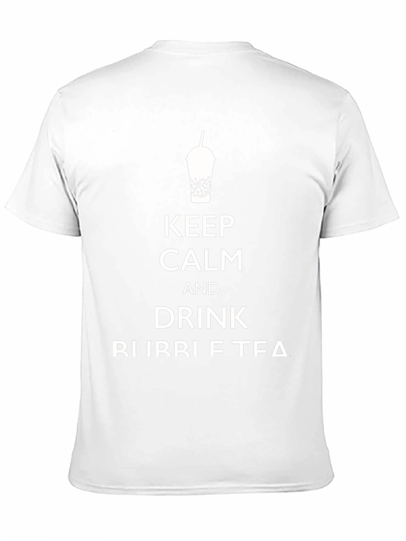 Keep Calm and Drink Bubble Tea Black T-Shirt