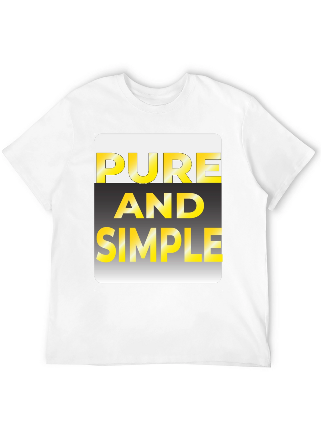 Pure and Simple Graphic Tee