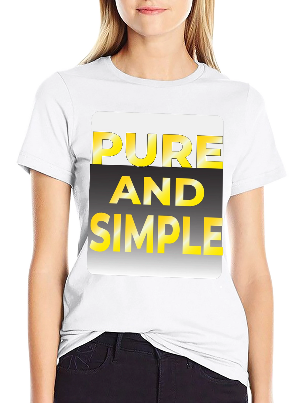 Pure and Simple Graphic Tee