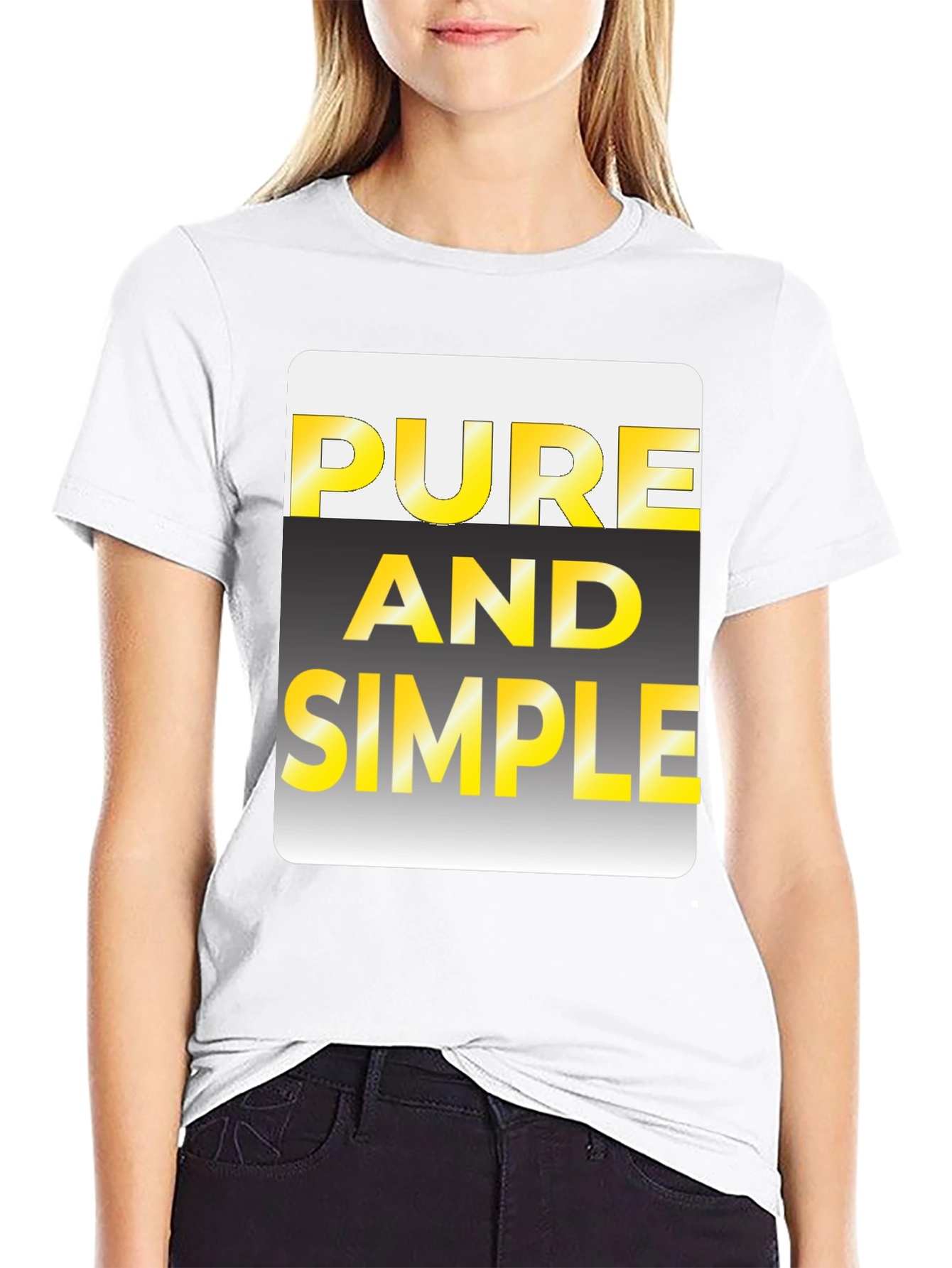 Pure and Simple Graphic Tee