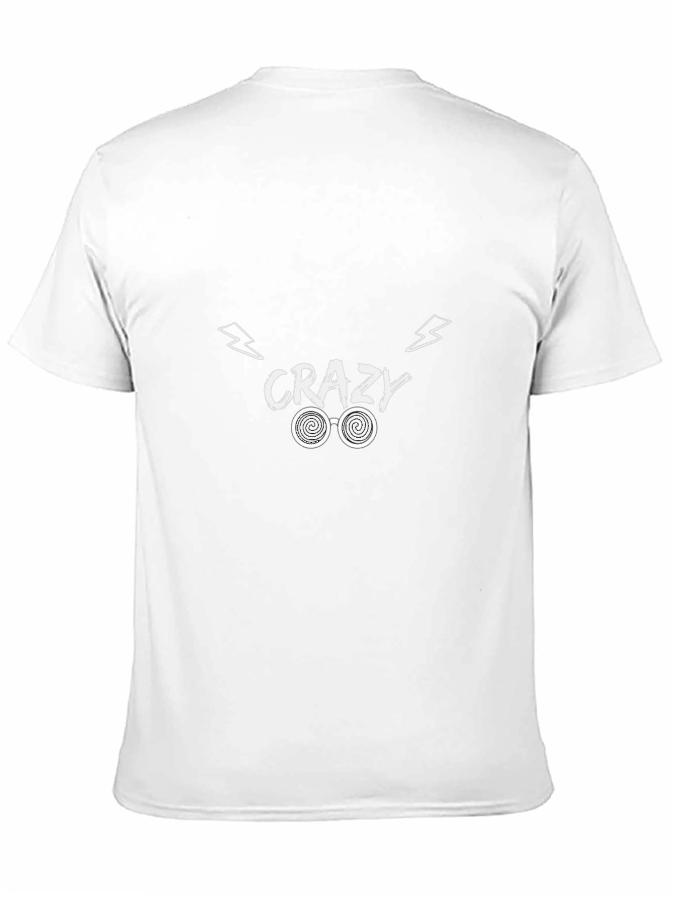 Crazy Graphic Tee - Trendy Cotton T-Shirt