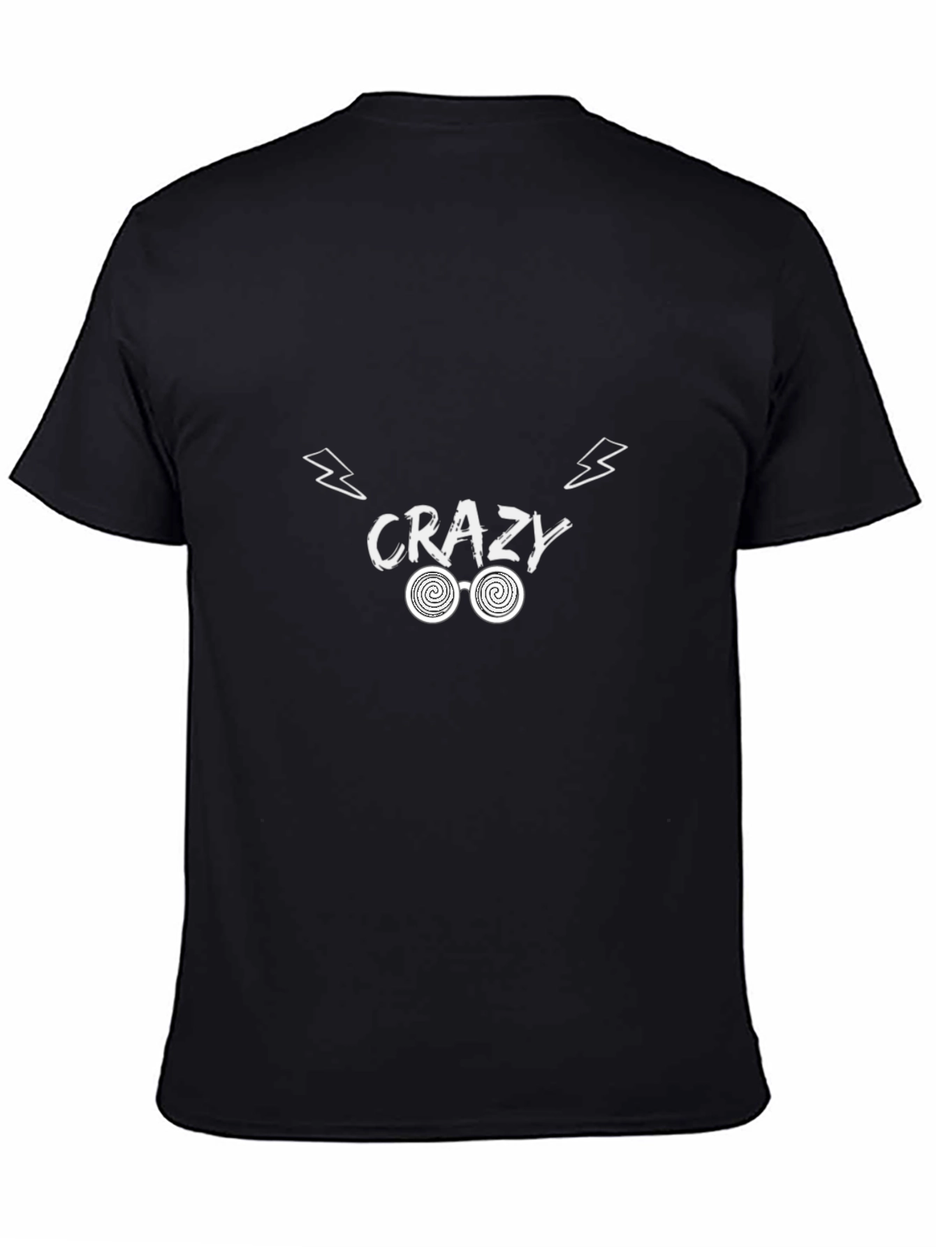 Crazy Graphic Tee - Trendy Cotton T-Shirt