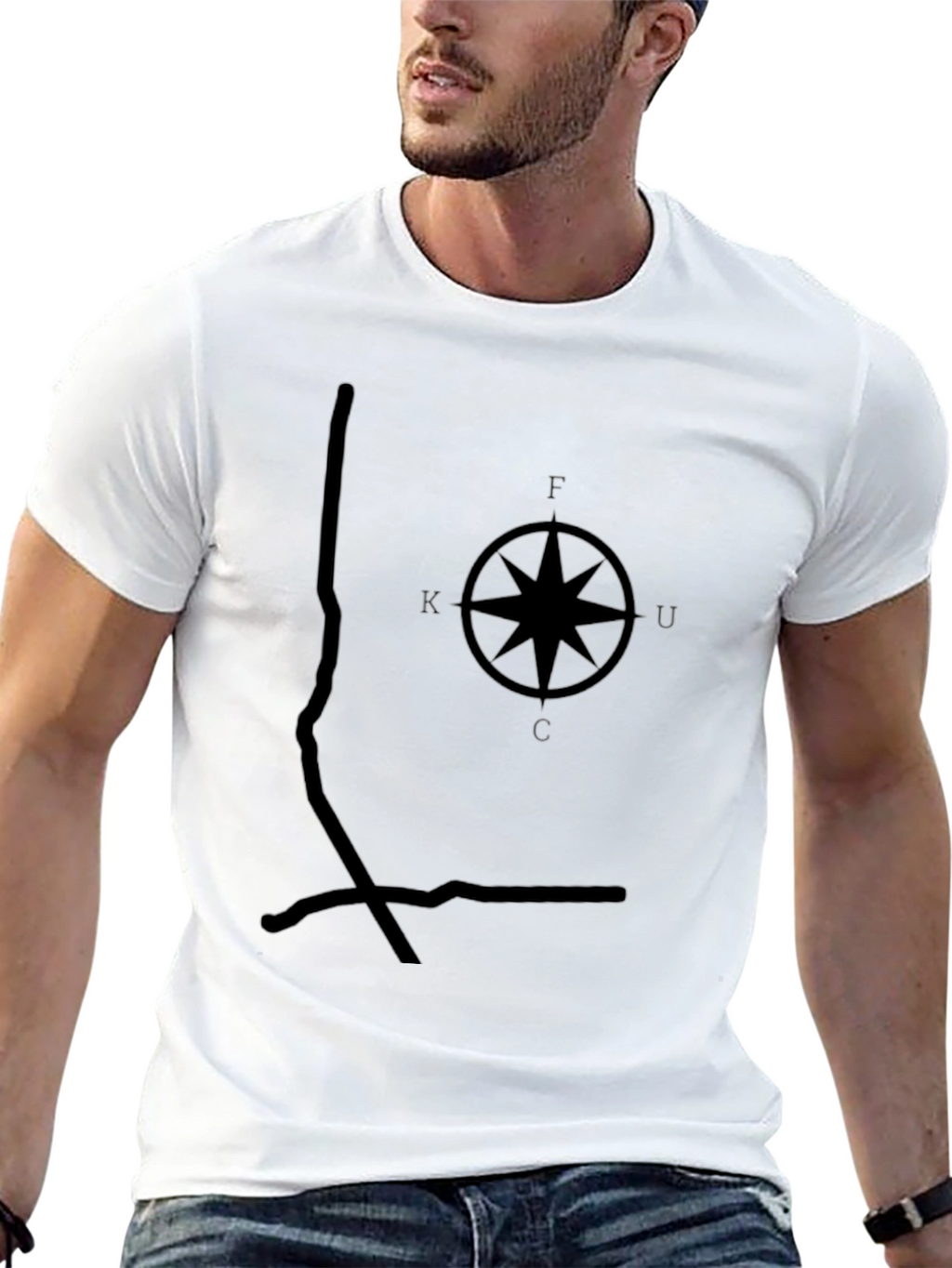 KUFC Compass Black T-Shirt