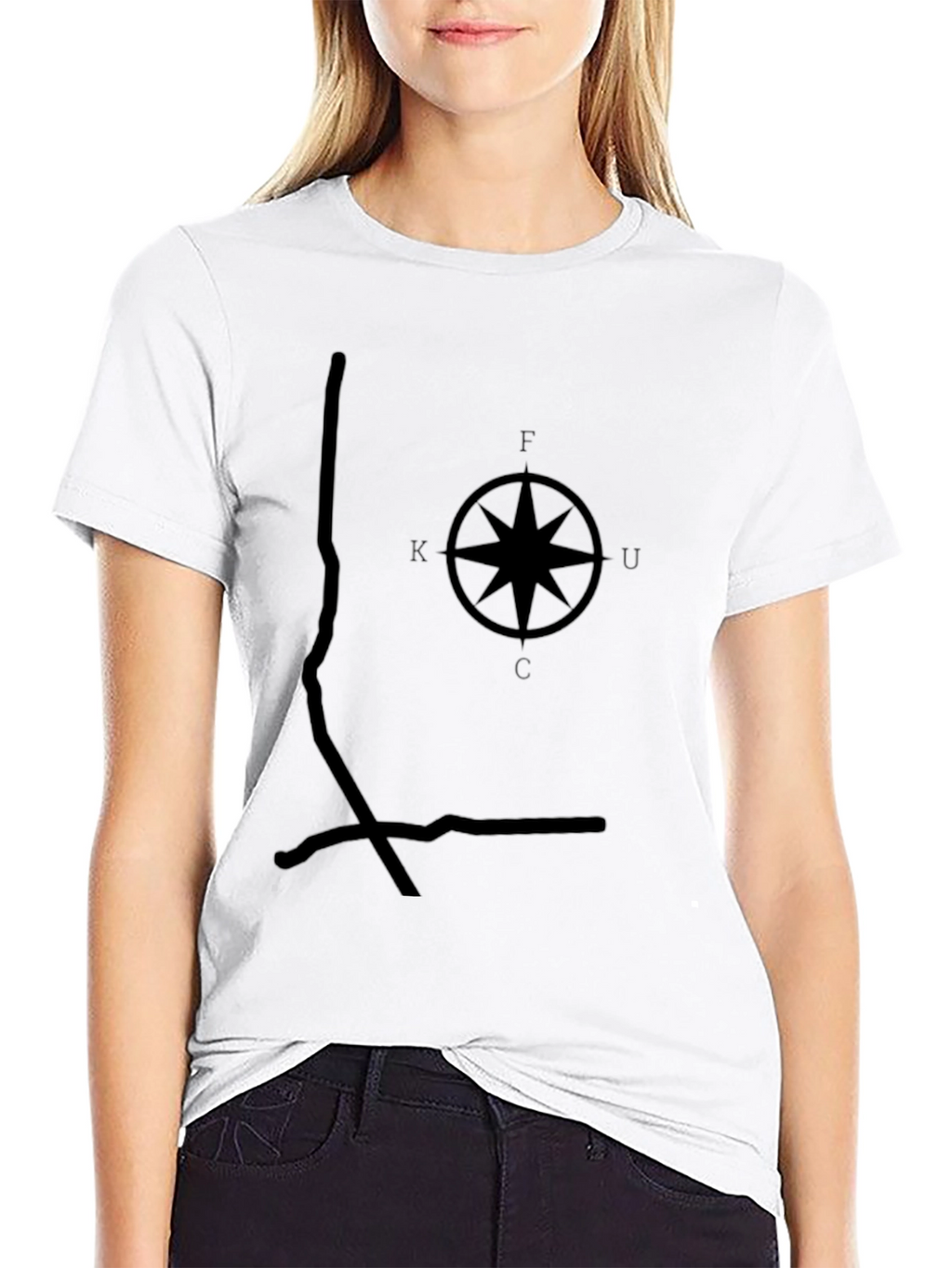 KUFC Compass Black T-Shirt