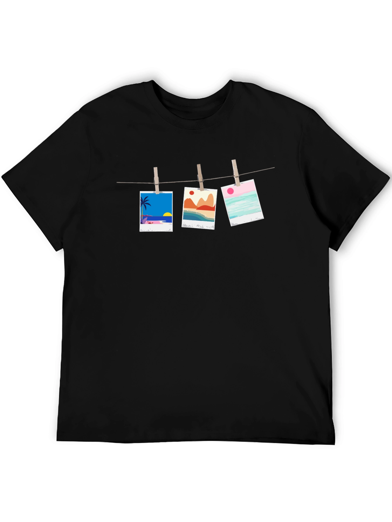 Hanging Photo T-Shirt - Beach Vibes