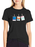 Hanging Photo T-Shirt - Beach Vibes