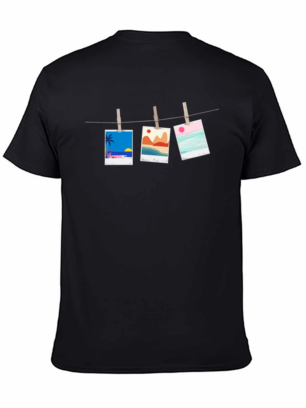 Hanging Photo T-Shirt - Beach Vibes