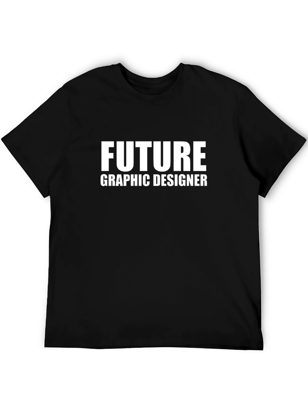 Future Graphic Designer T-Shirt - Black Cotton Tee